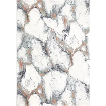 Koberec Moderní kusový koberec Ragolle Argentum 63494 6676 béžový krémový modrý Rozměr: 133x195 cm