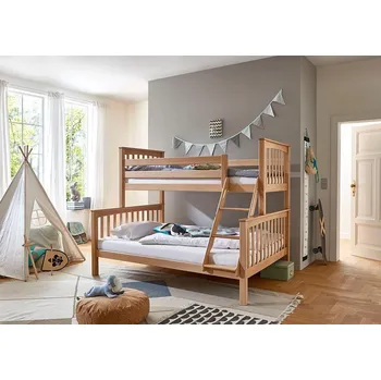 Dětská postel Patrová postel pro tři buk KICCK