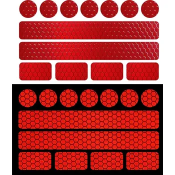 Reflexní samolepky , červené