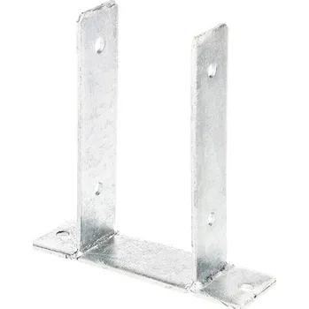 Příslušenství pro plot Ukotvení trámků U 101x200 mm, žárově zinkováno, 1 kus