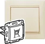 Valena zásuvka telefonní 2-násobná RJ 11 Béžová