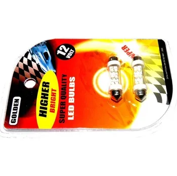 Autožárovka Žárovka 12V/6W 8 LED SV8,5-8 sufitová bílá