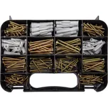 Sada šroubů a hmoždinek 260ks