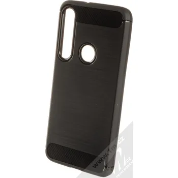 Pouzdro na mobilní telefon Forcell Carbon ochranný kryt pro Moto G8 Play černá (black)