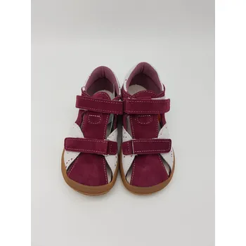 Dámská zdravotní obuv Jonap Barefoot B8/S - vínové sandálky Velikost EU: 29, vnitřní délka: 190, vnitřní šířka: 76