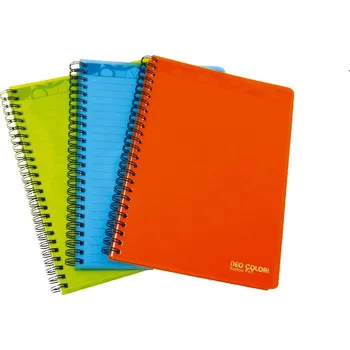 blok College Neo Colori A5 spirála 70 listů linka - zelená