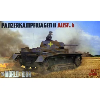 Plastikový model IBG 1/72 Panzerkampfwagen II Ausf.B (World At War)