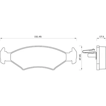Auto-moto Sada brzdových destiček STARLINE