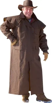 Pánský zimní kabát Randol´s westernový kabát dlouhý hnědý S