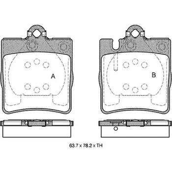 Brzdová destička Sada brzdových destiček STARLINE