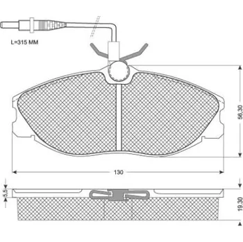 Brzdový systém Sada brzdových destiček STARLINE
