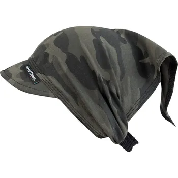 Šátek zelený maskáčový šátek s kšiltem