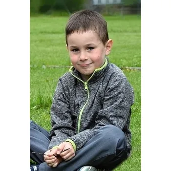 Dívčí mikina Fantom Dětská FUNKČNÍ mikina na zip - ZELENÉ LEMOVÁNÍ KONFEKČNÍ VELIKOST: 98