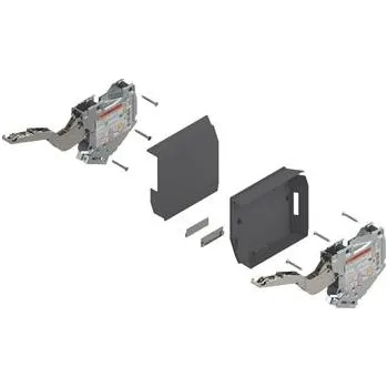 BLUM Aventos HK-S Tip-On slabý 20K2B00T06 zdvihací mechanismus (220-500) + krytky tmavě šedé