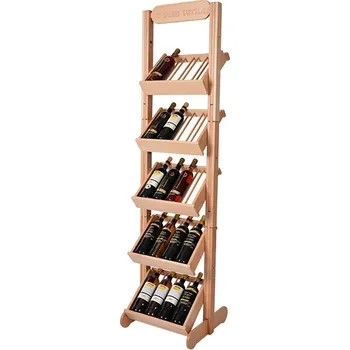 Stojan na víno Stojan na víno 671 - Dřevěný stojan na 20 lahví vína