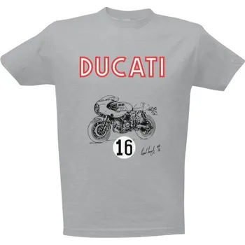 Tričko s potiskem Ducati PS (160g) pánské