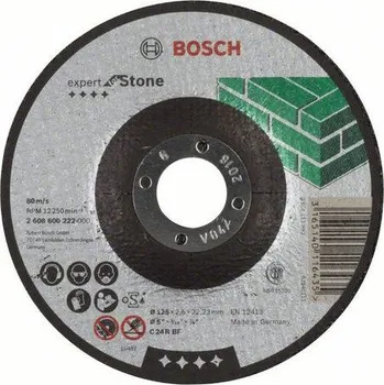 Řezný kotouč Bosch - Řezný kotouč profilovaný Expert for Stone C 24 R BF, 125 mm, 2,5 mm, 25 BAL