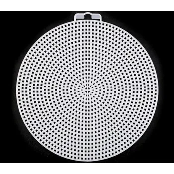 Kanava Vyšívací mřížka plastová kanava - KRUH 15 cm (2 ks)