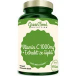 GreenFood Vitamín C + Extrakt ze šípků 1000mg 60 kapslí + Sleva 3 % pro registrované