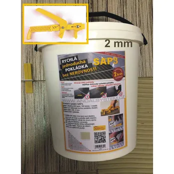 Nivelační přístroj Andal System Nivelační Levelling system SAP3-2 mm, kompletní sada