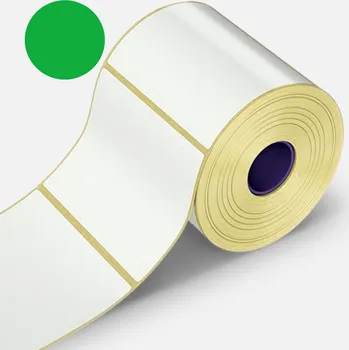 Samolepící etiketa Samolepicí etikety 32x20 mm, 2000ks, zelené termo, role