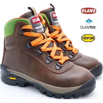 Dětská treková obuv Treková obuv OLANG LOGAN 85 caffe Velikost: 29