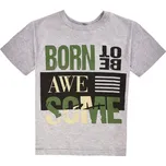 Chlapecké triko - WINKIKI WTB 01773, světle šedá Barva: Světlá šedá, Velikost: 146