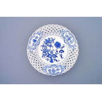 Cibulák Dubí Talíř prolamovaný - cibulový porcelán 10154, ø 27 cm