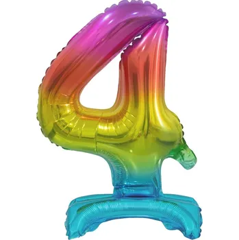 Balónek duhové barvy - Číslo 4