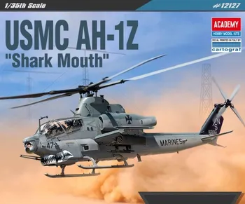Plastikový model Academy USMC AH-1Z Shark Mouth 1:35