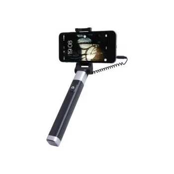 Selfie tyč Winner Teleskopická selfie tyč Aluminium s kabelem 3,5mm jack (černá) 5002