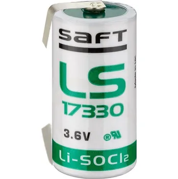 Článková baterie Baterie Saft LS17330 2/3A Lithium s vývody typ U