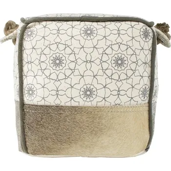 Dekorativní polštářek Kožená bavlněná zarážka ke dveřím - 20*20*20cm