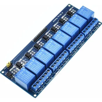 Elektronická součástka Relé modul osmikanálový 12V (250VAC/30VDC 10A)