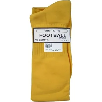 Fotbalové ponožky Mister B žluté 38–41, pánské sportovní podkolenky