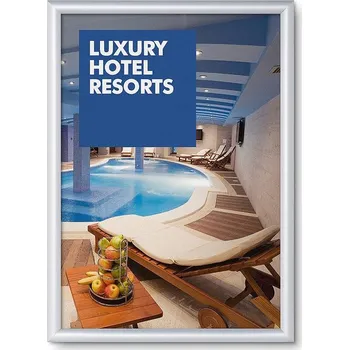 Rám na obraz Jansen Display Klaprám A2, ostrý roh, atest B1 Šířka profilu: 32 mm