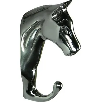 Věšák Stříbrný háček Kůň - 5*9*10cm