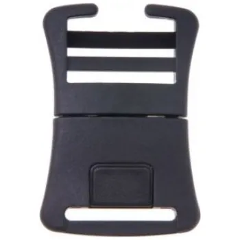 Plastový trojzubec rovný 30 mm, plochý, černý