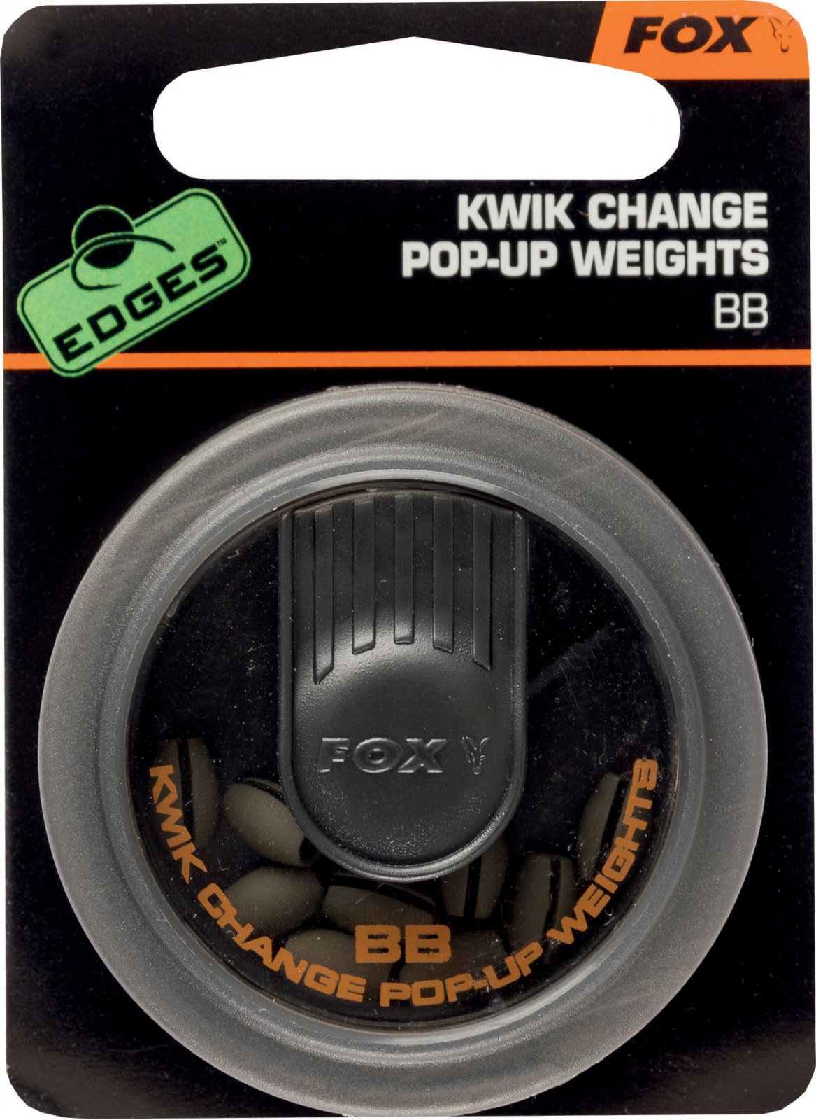 Fox Fox Edges Kwik Change Pop-up Weight 10x AAA 0,81g Gummi Pop Up Gewichte Balance 