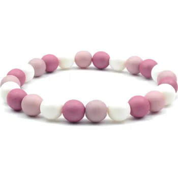 Náramek Moni dámský náramek skleněné korálky barevné A8