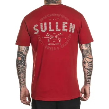 Pánské tričko tričko hardcore pánské - BRICK BY BRICK - SULLEN - SCM2906_CHIL - S