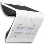 V-TAC Bílé LED solární svítidlo 3W se světelným čidlem