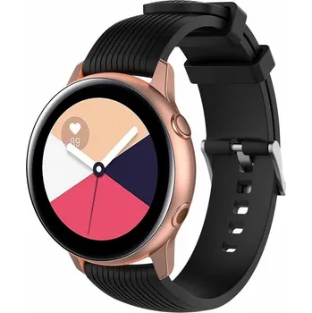 Příslušenství k chytrým hodinkám eses Silikonový řemínek 20 mm - Velikost S, černý