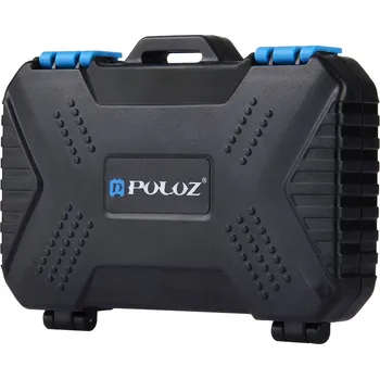 Čtečka paměťových karet Pouzdro Puluz pro paměťové karty a SIM karty (27in1) Barva: Černá