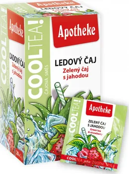 Čaj Apotheke Cooltea zelený čaj s jahodou 20 x 2 g