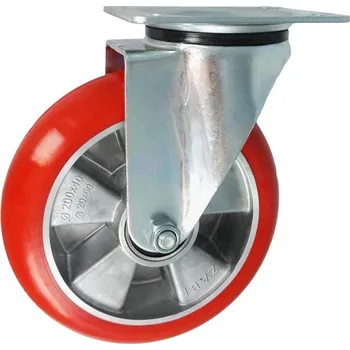 Pojezdové kolečko Polyuretanové kolo pro snadnou manipulaci - otočná vidlice