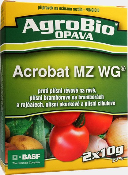 Acrobat Mz Fungicid (fungicidu Acrobat, houbovým chorobám, minimalizuje riziko, minimalizuje riziko vzniku) Acrobat Mz Fungicid