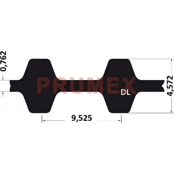 Řemen ozubený 510 DL optibelt ZR rukáv