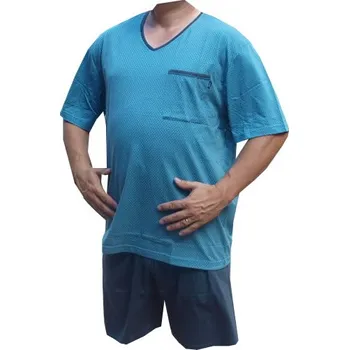Pánské pyžamo xcena Pyžama tyrkysové Velikost: XXXXXL
