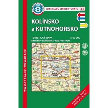 Kolínsko a Kutnohorsko - turistická mapa KČT č.42